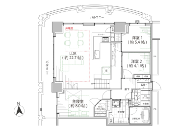 �����s�i��擌�ܔ��c2-16-1�̒��Ã}���V�����̉摜