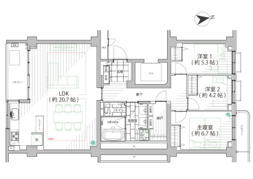 �����s�`�捂��4-8-6�̒��Ã}���V�����̉摜