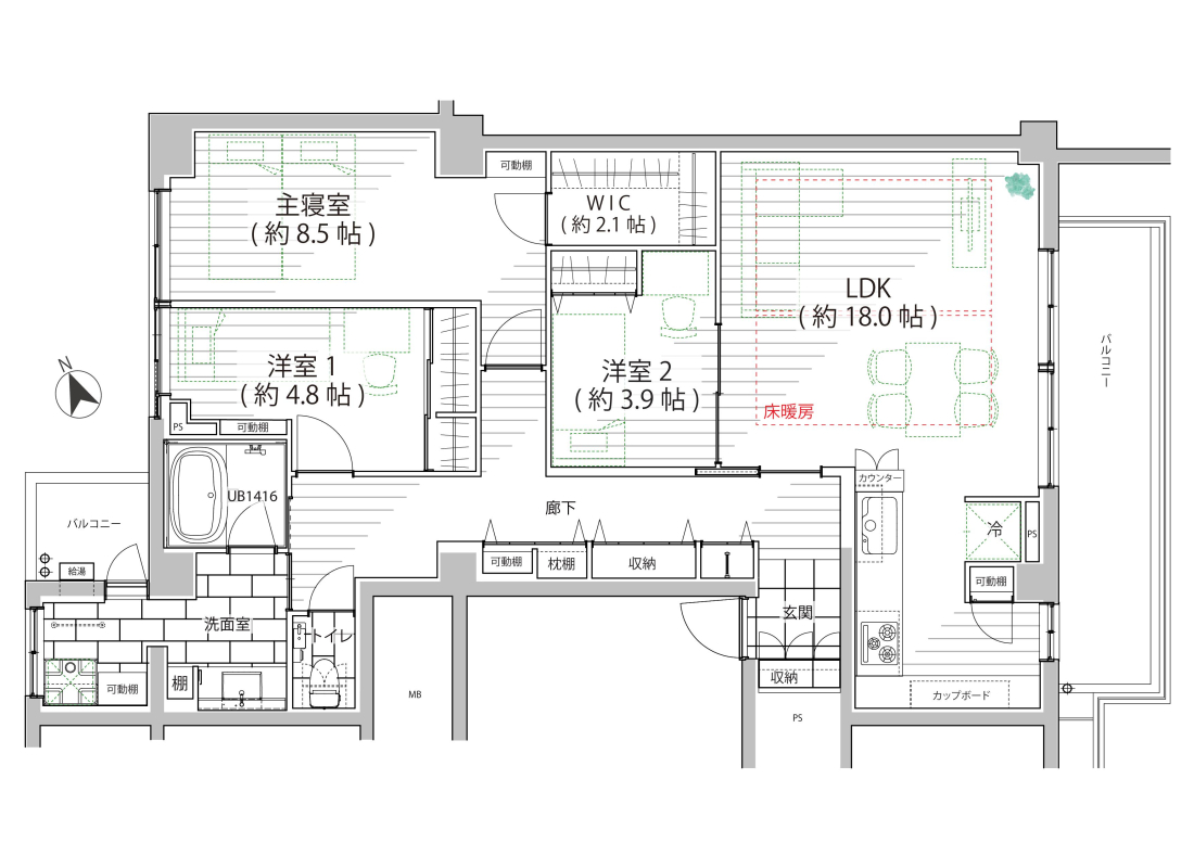 �����s�`�捂��2-14-7�̒��Ã}���V�����̉摜