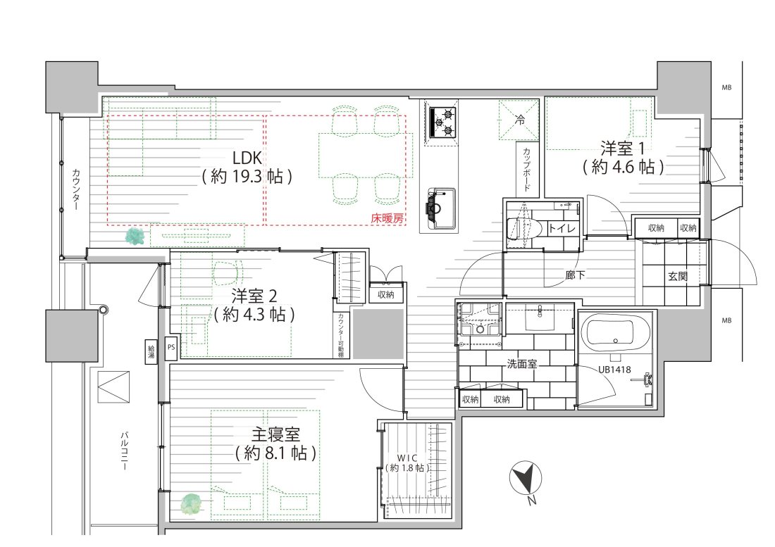 �����s�`��ŉY4-21-1�̒��Ã}���V�����̉摜